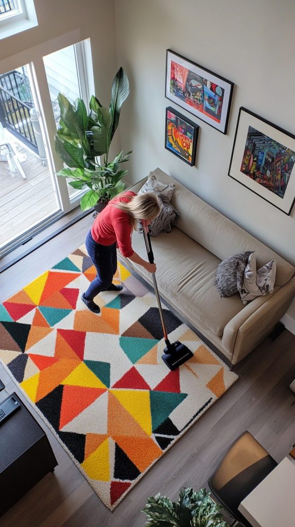 colorful living room