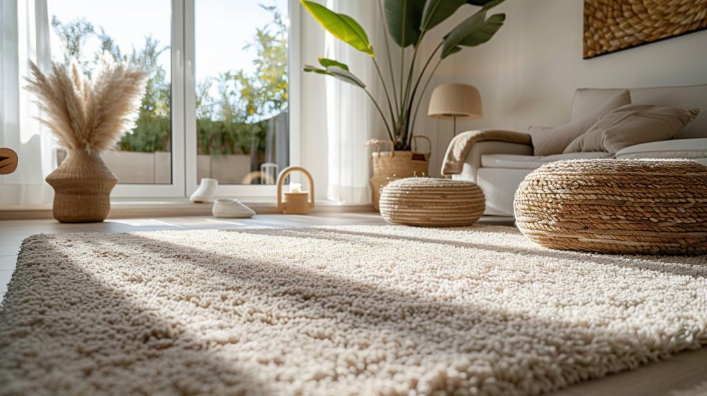 clean sunny living room